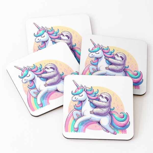 Item preview, Sloth Riding Unicorn Shirt designed and sold by PeelZinc.
