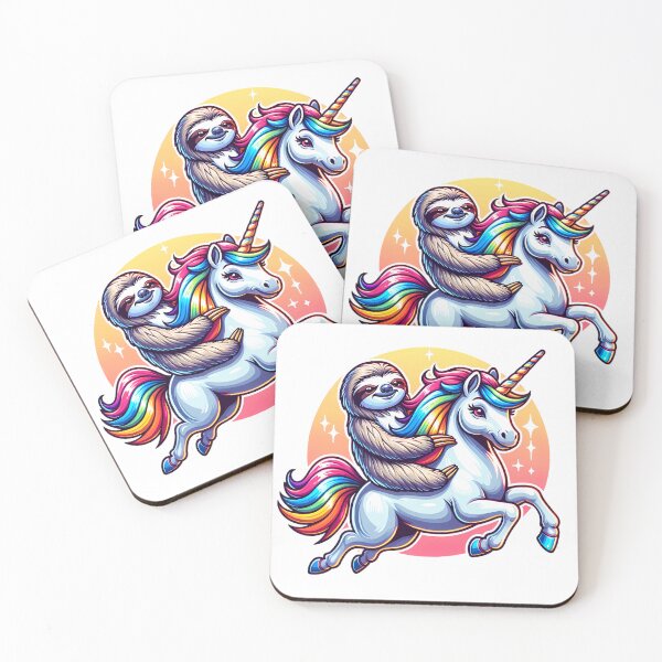 Item preview, Sloth Riding Unicorn Shirt designed and sold by PeelZinc.