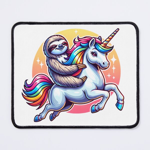 Item preview, Sloth Riding Unicorn Shirt designed and sold by PeelZinc.