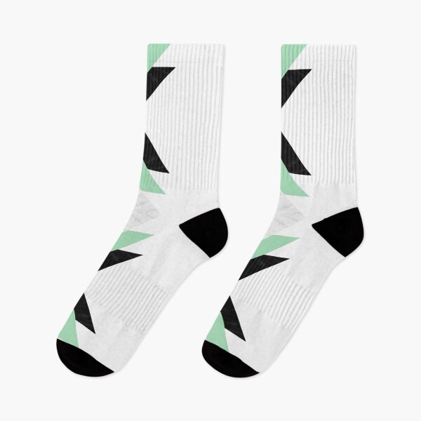 Item preview, Marble mint green scandinavian geometric art triangle design designed and sold by by-jwp.