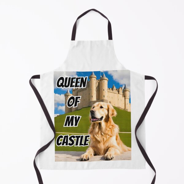 Item preview, Queen of My Castle Golden Retriever designed and sold by Fredster1966.