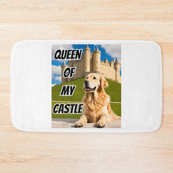 Item preview, Queen of My Castle Golden Retriever designed and sold by Fredster1966.