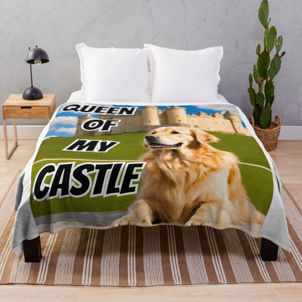 Item preview, Queen of My Castle Golden Retriever designed and sold by Fredster1966.