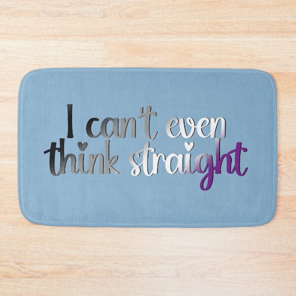 Item preview, I Can't Even Think Straight Asexual Pride Flag Colors, Ace Flag Design designed and sold by Travelslightly.