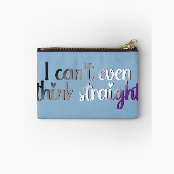 Item preview, I Can't Even Think Straight Asexual Pride Flag Colors, Ace Flag Design designed and sold by Travelslightly.