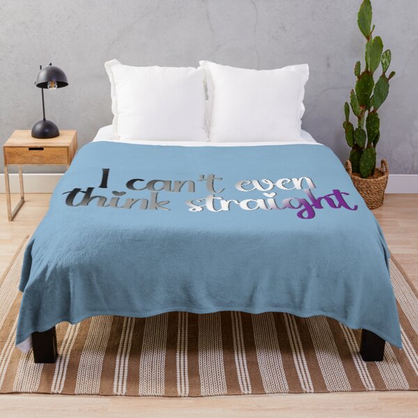 Item preview, I Can't Even Think Straight Asexual Pride Flag Colors, Ace Flag Design designed and sold by Travelslightly.