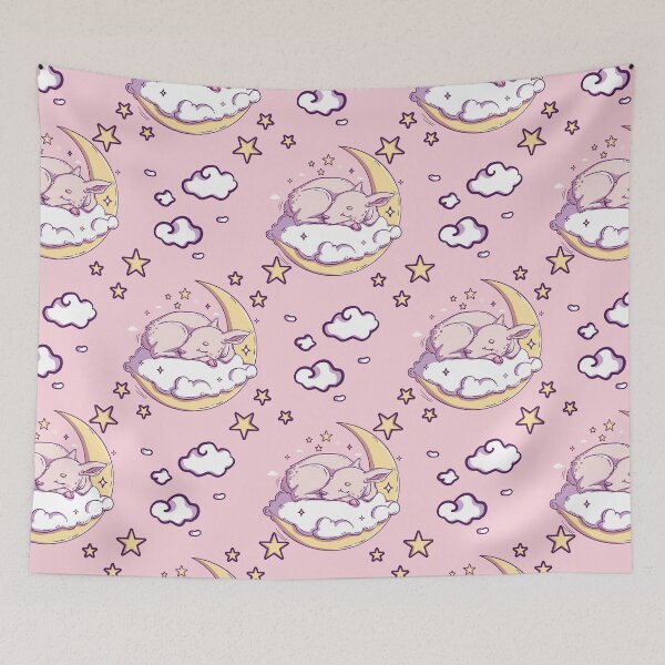 Item preview, Good Night Deer seamless pattern - Sweet Deer Haven designed and sold by SPIRIMAL.