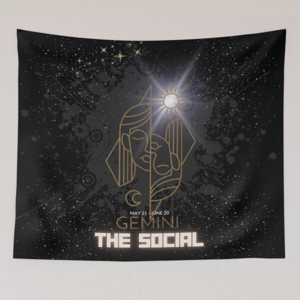 Item preview, Gemini Magic: Birth Sign Artwork "black" designed and sold by IDoMatterROSASS.