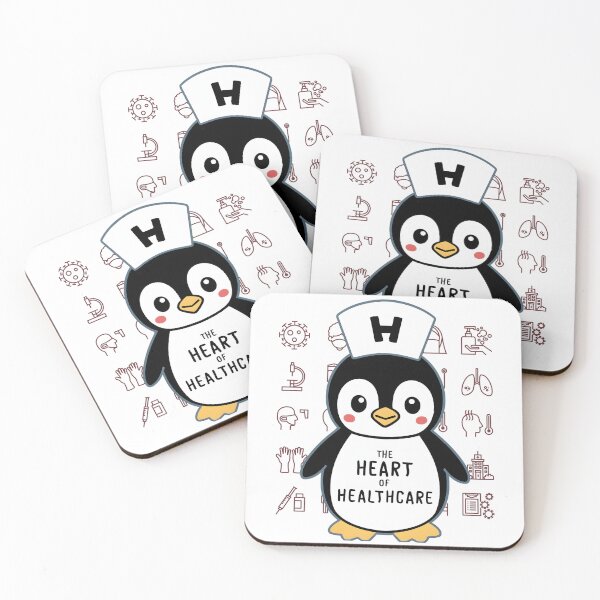 Item preview, the heart of healthcare Penguin Nurse designed and sold by deviatepolo.