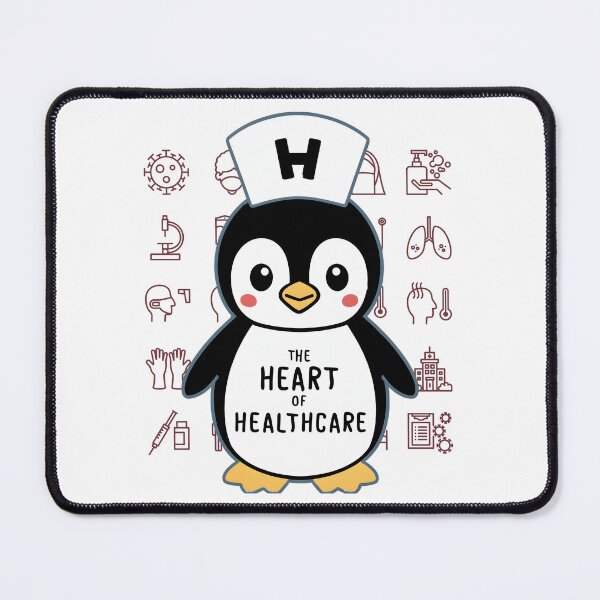 Item preview, the heart of healthcare Penguin Nurse designed and sold by deviatepolo.