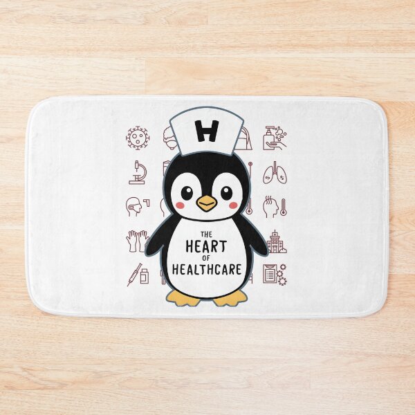 Item preview, the heart of healthcare Penguin Nurse designed and sold by deviatepolo.