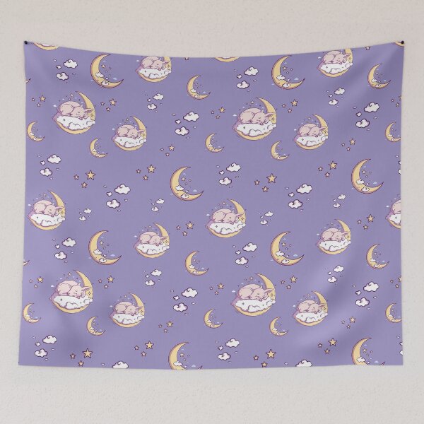 Item preview, Goood Night Deer seamless pattern - Dreamy Slumber designed and sold by SPIRIMAL.