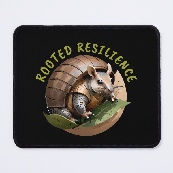 Item preview, Rooted Resilience: A Majestic Armadillo Amidst Nature’s Embrace designed and sold by ArchVibe.