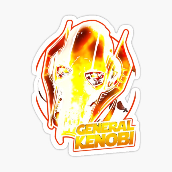 Vista previa del artículo con la obra «General Kenobi», diseñado y vendido por EnriqueSola7.