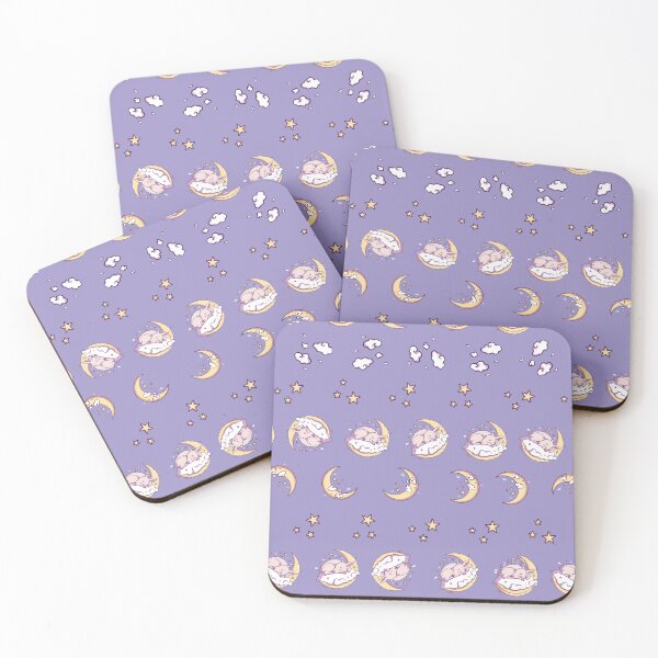 Item preview, Goood Night Deer seamless pattern - Peaceful Nighttime Oasis designed and sold by SPIRIMAL.
