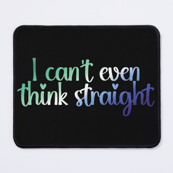 Item preview, I Can't Even Think Straight Gay MLM Pride Flag Colors, MLM Flag Design designed and sold by Travelslightly.