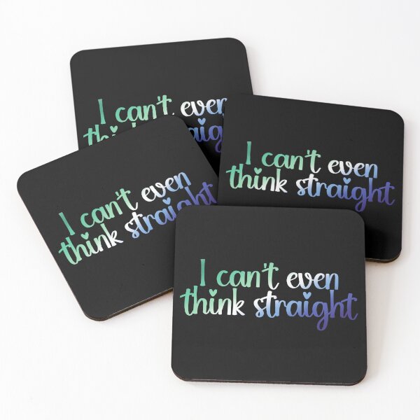 Item preview, I Can't Even Think Straight Gay MLM Pride Flag Colors, MLM Flag Design designed and sold by Travelslightly.