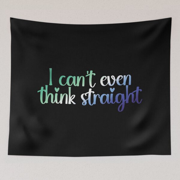 Item preview, I Can't Even Think Straight Gay MLM Pride Flag Colors, MLM Flag Design designed and sold by Travelslightly.
