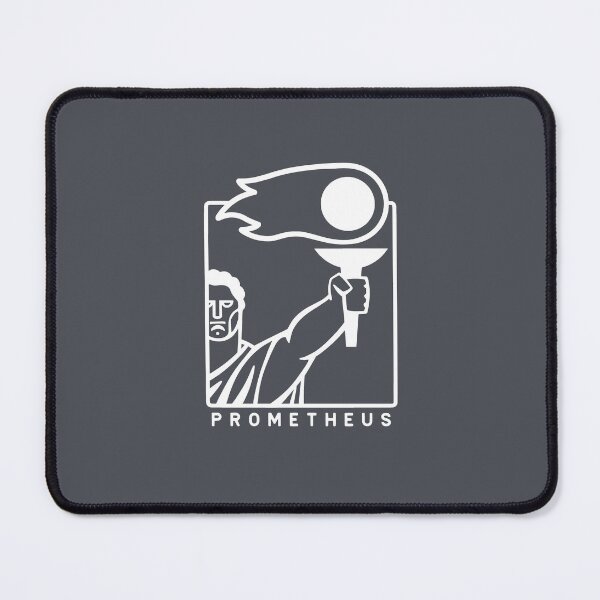 Item preview, Minimalist art of Prometheus. For Geek mythology fans in white ink designed and sold by martodesign.