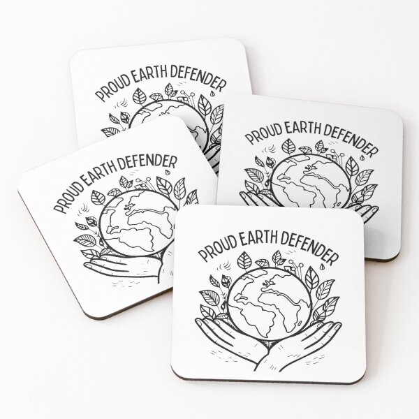Item preview, Earth Defender Hands Carrying the World Globe with Leaves Earth Day Awareness, Go Green | Proud Earth Defender designed and sold by moproconcepts.