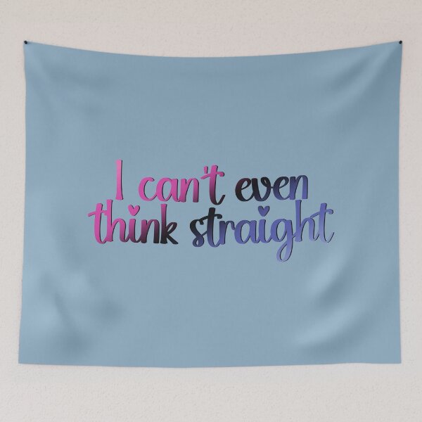 Item preview, I Can't Even Think Straight Omnisexual Pride Flag Colors, Omni Flag Design designed and sold by Travelslightly.
