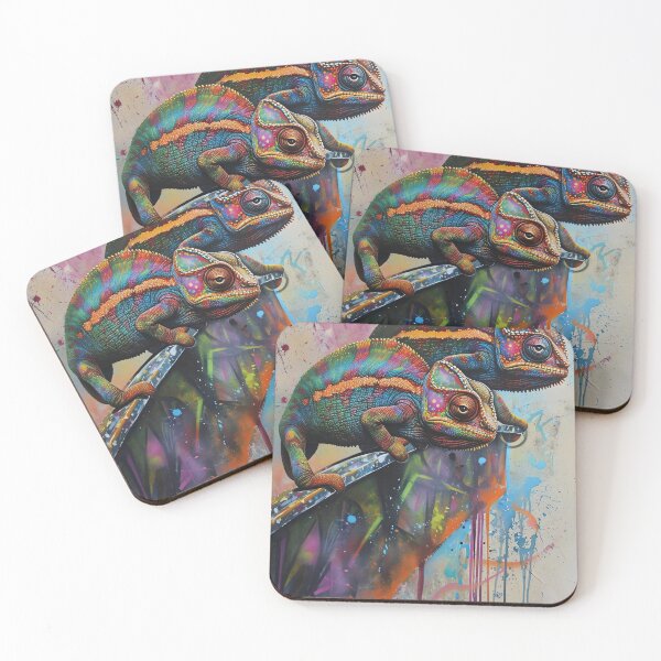 Item preview, Colorful Chameleon Creation designed and sold by cute-animals99.