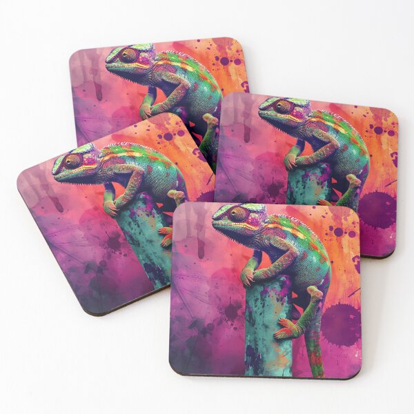 Item preview, Colorful Chameleon Graffiti designed and sold by cute-animals99.