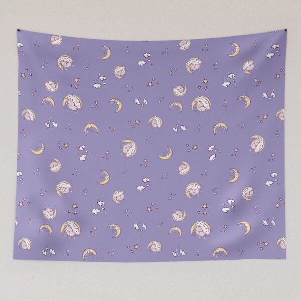 Item preview, Goood Night Deer seamless pattern - Sleepy Haven Retreat designed and sold by SPIRIMAL.