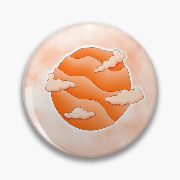 Item preview, Orange layered planet designed and sold by ByMomoShop.