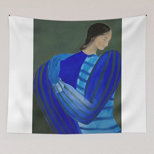 Item preview, Sofia Lind The Blue Gloves designed and sold by Kimmomaki.
