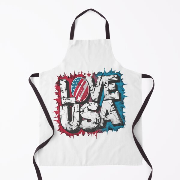 Item preview, Love USA graffiti type for the 4th of July designed and sold by charlypicazo.