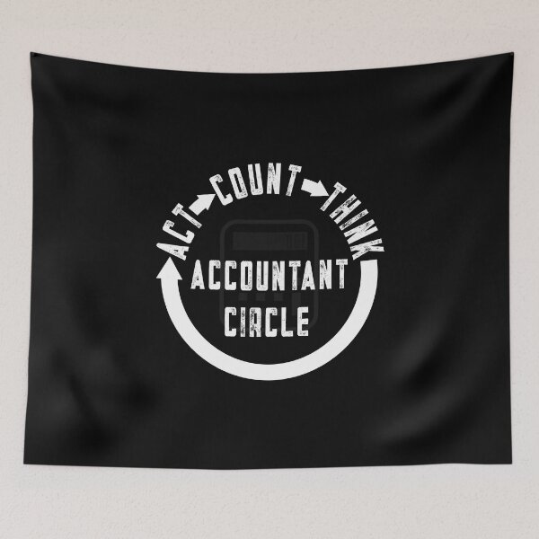 Item preview, Act Count Think Accountant t-shirt designed and sold by CD-FASHION.