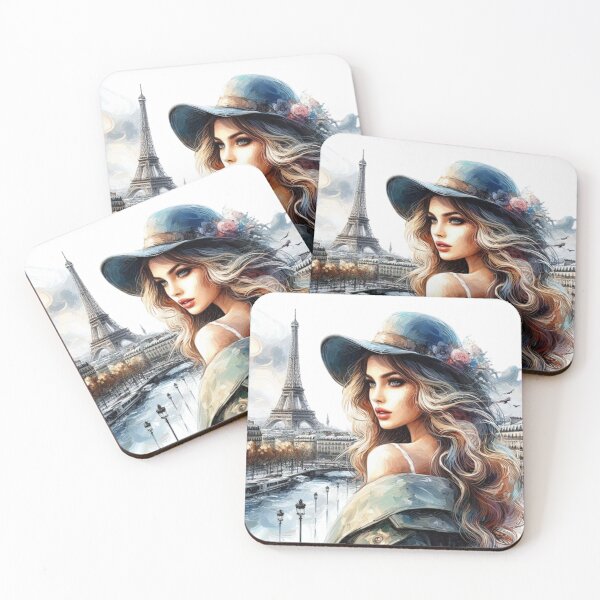 Item preview, “La belle Parisienne: An elegant woman in Paris” designed and sold by CHRIST5000.