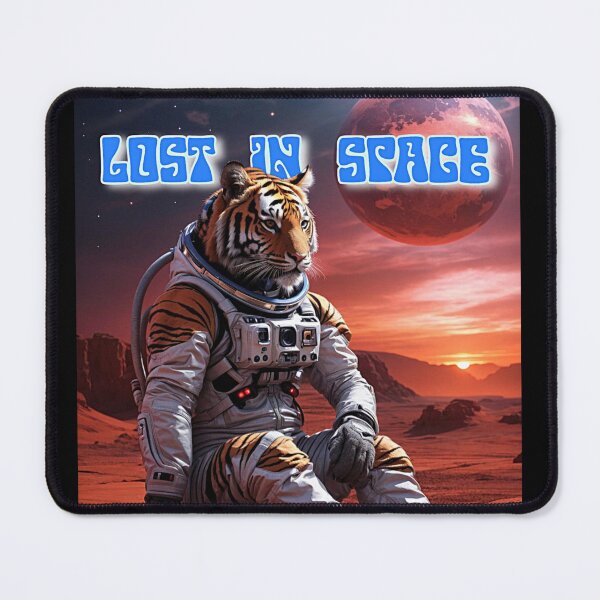 Item preview, Cosmic Explorer: Astronaut Tiger Lost in Space Artwork designed and sold by REALKIRAN.