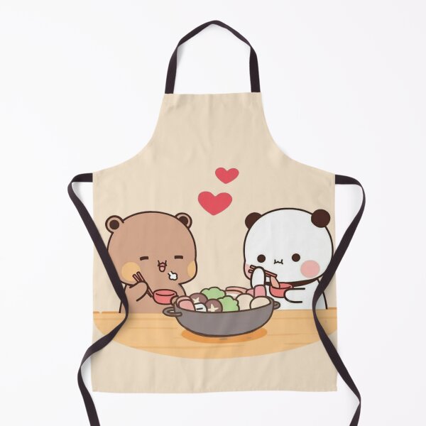 Item preview, Bubu Dudu Panda And Brownie Bear Couple Eating 2024 designed and sold by BlueSkylineArts.