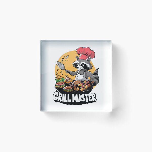 Artikelvorschau, Grillmeister - Waschbär entworfen und verkauft von WildernessTints.