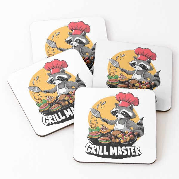 Item preview, Grill master- raccoon designed and sold by WildernessTints.