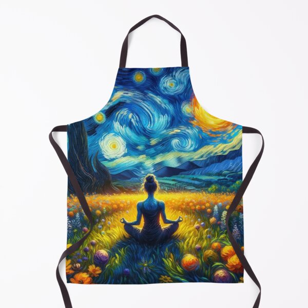 Item preview, Serene Meditation: A Van Gogh Inspired Dreamscape designed and sold by Suzana Djordjevic.
