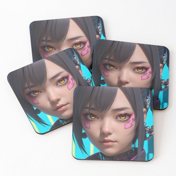 Item preview, Cyberpunk Anime Female Portrait (Spring Edition) designed and sold by papi1998.