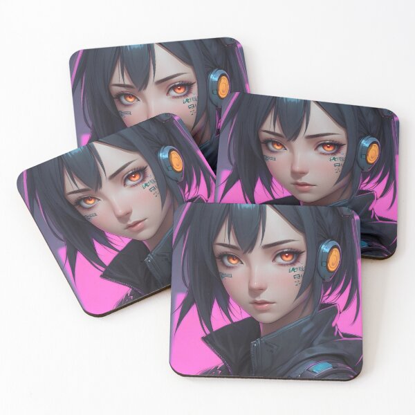 Item preview, Cyberpunk Anime Female Portrait (Spring Edition) designed and sold by papi1998.