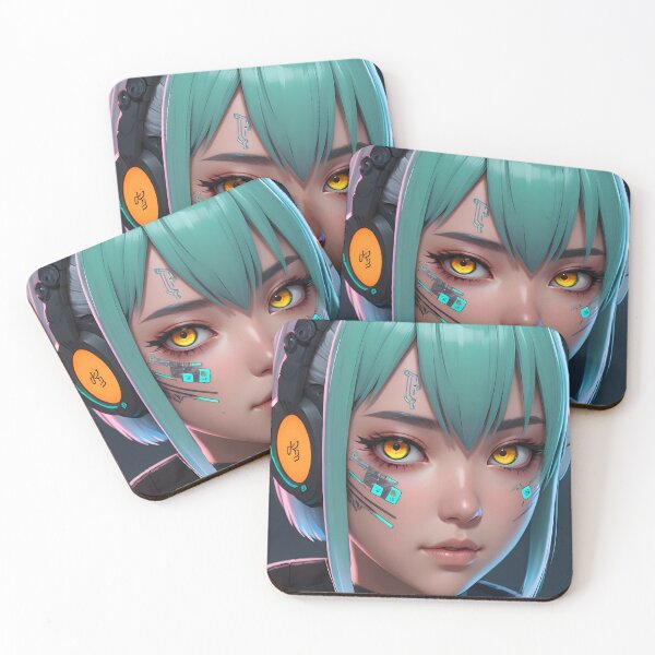 Item preview, Cyberpunk Anime Female Portrait (Spring Edition) designed and sold by papi1998.