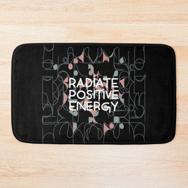 Item preview, Radiate positive energy daily wear quote  designed and sold by M.lodhi.
