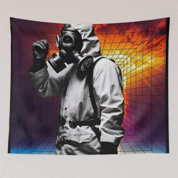 Artikelvorschau, Atombombe Gasmaske Streetwear entworfen und verkauft von CyberArtistOne.