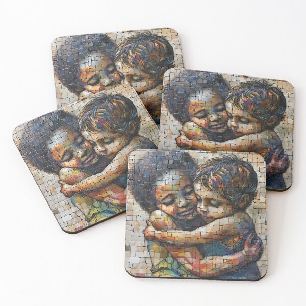 Item preview, Mosaic Embrace of Childhood designed and sold by palmyst.