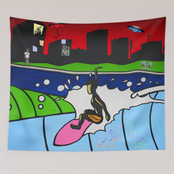 Item preview, Twilight Surfing Psychedelic Dream designed and sold by Kangaboy.