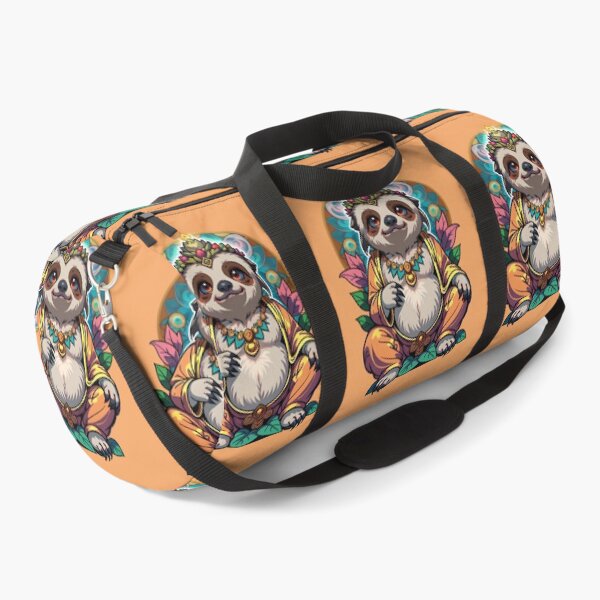 Item preview, Cute Funny Cartoon Sloth Buddha designed and sold by TheArtOfPat.