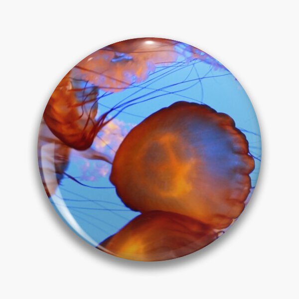 Item preview, Jellyfish against a blue background designed and sold by Deb22.