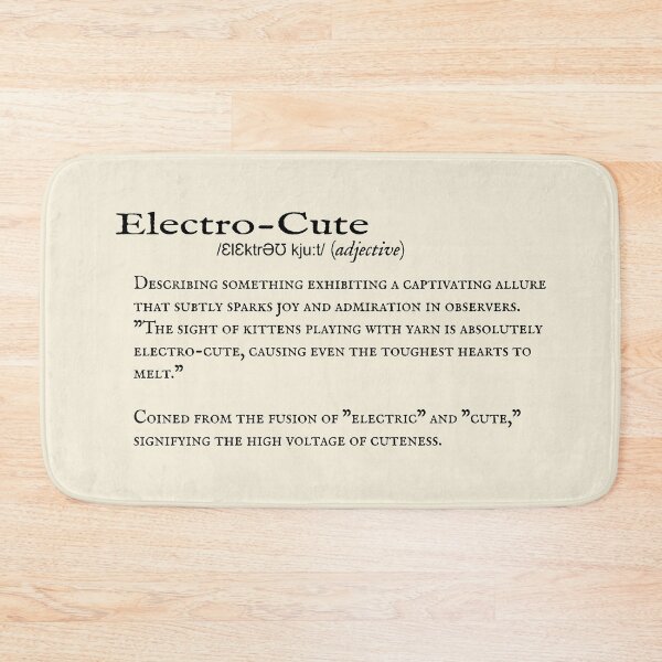 Item preview, Electro-Cute: Dictionary Entry designed and sold by Fun Funky Designs.