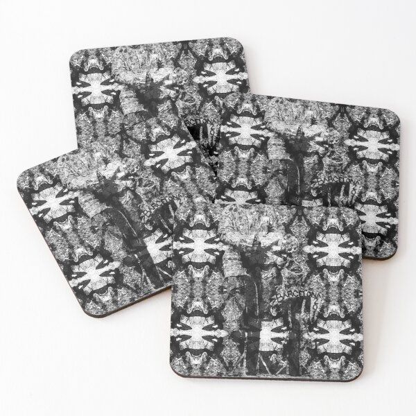 Item preview, Black and White Nature Element, Mirroring, Pattern designed and sold by IdoFriedmanArt.