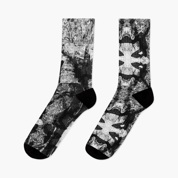 Item preview, Black and White Nature Element, Mirroring, Pattern designed and sold by IdoFriedmanArt.